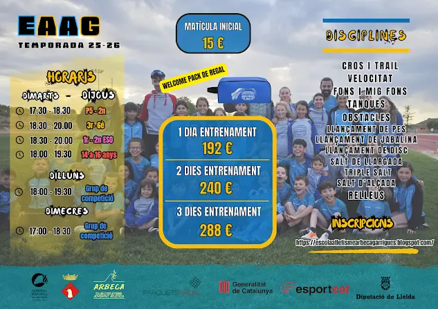 Escuela de atletismo