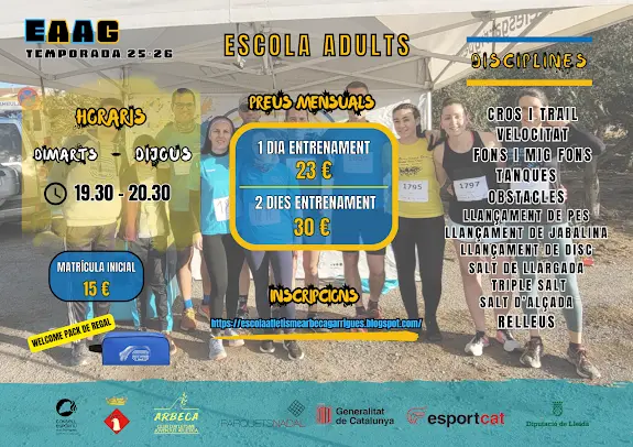 Escuela de atletismo