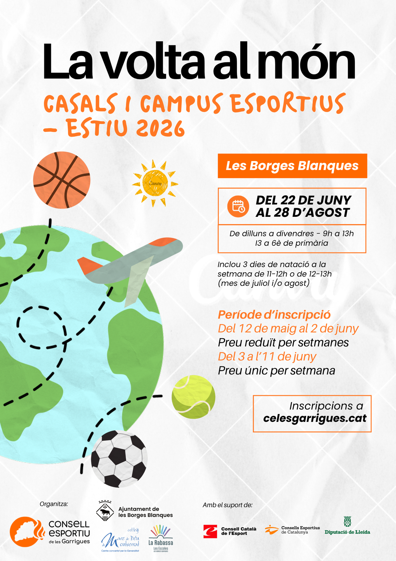 Casal d'Estiu 2026 - Les Borges Blanques
