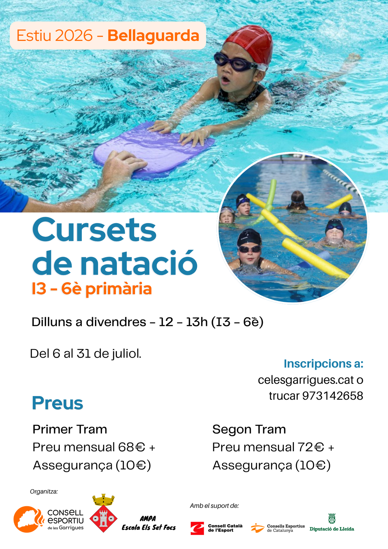 Curset de Natació 2026 -Bellaguarda