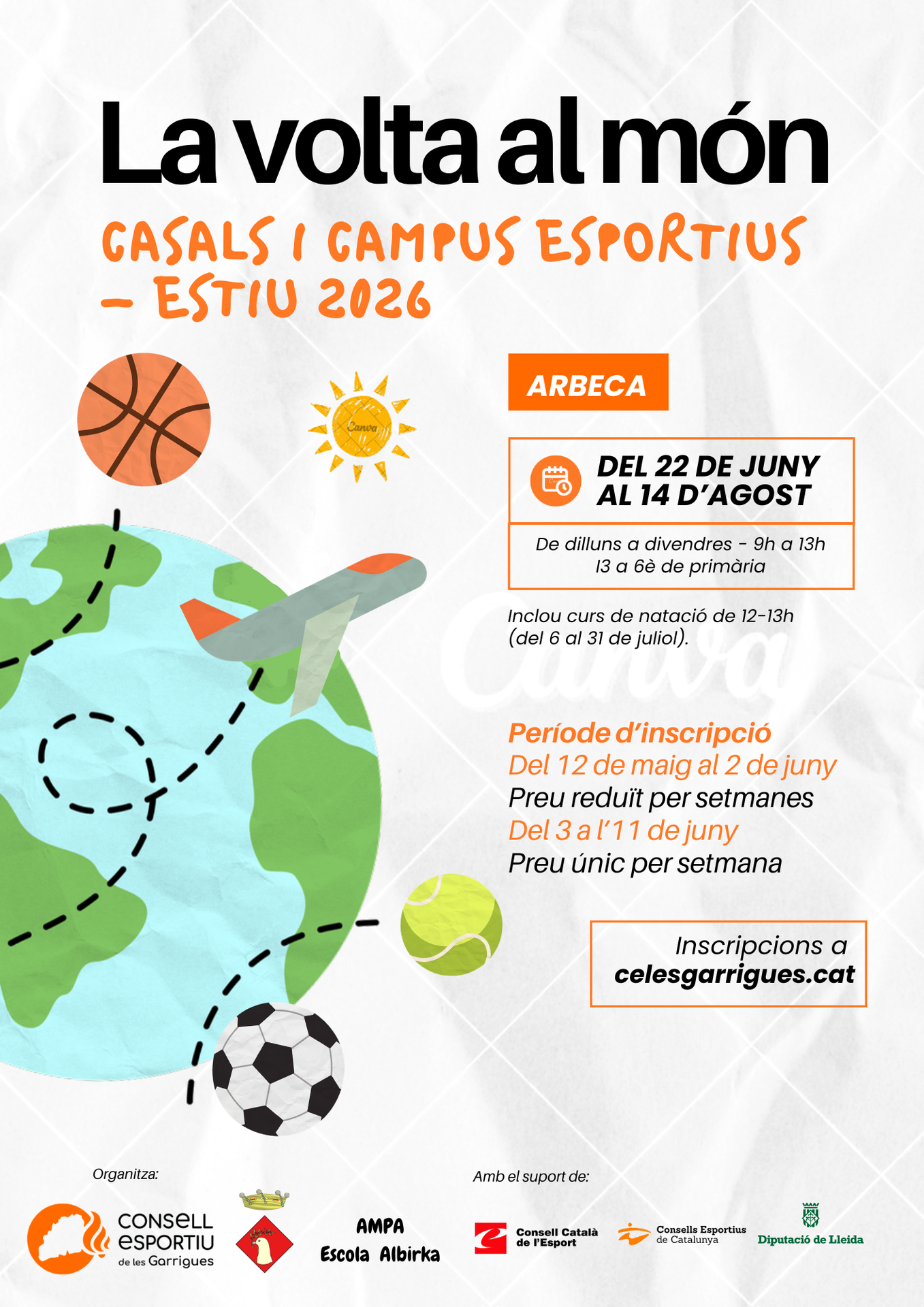 Casal d'Estiu 2026 - Arbeca