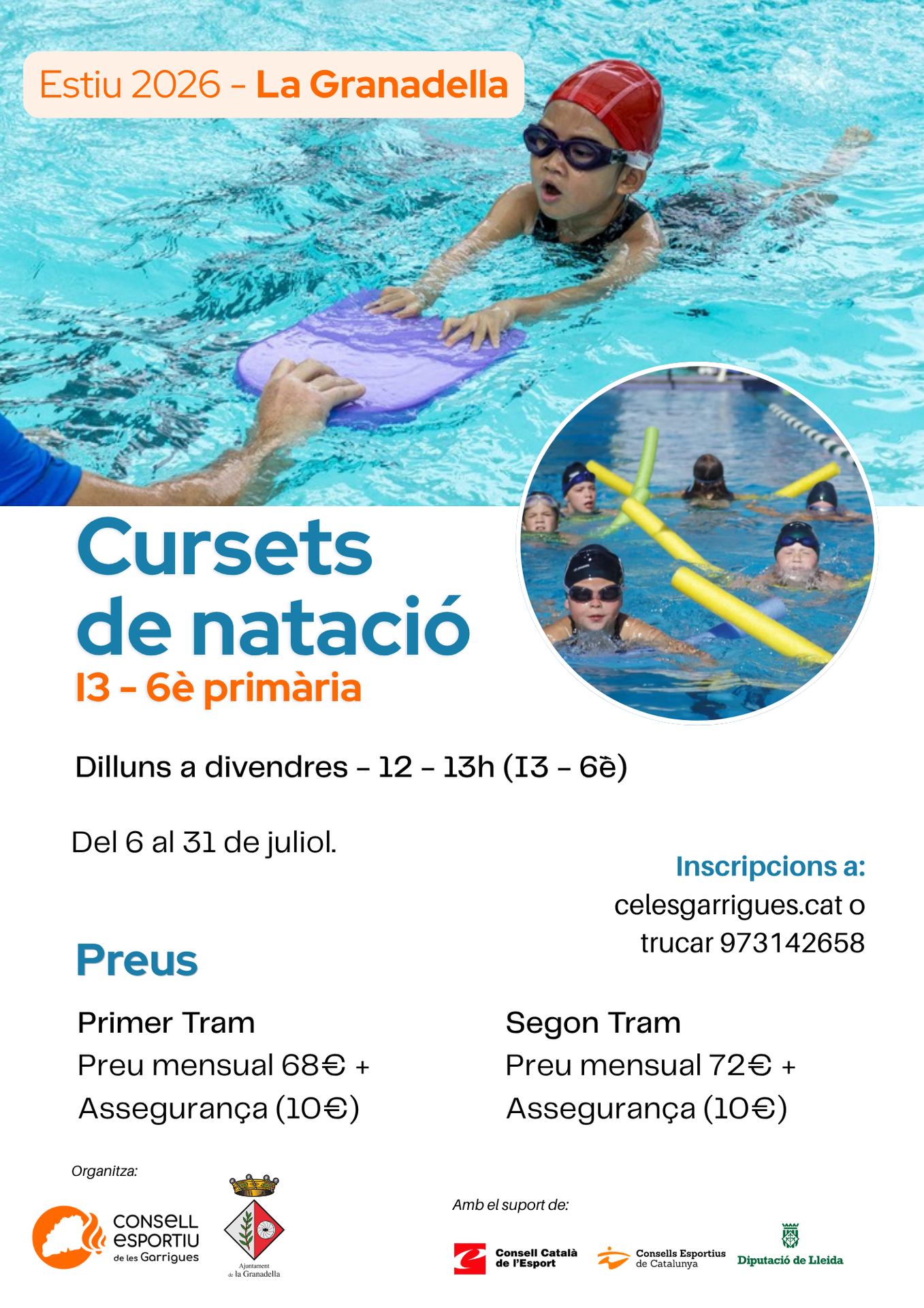 Curset de Natació 2026 -La Granadella