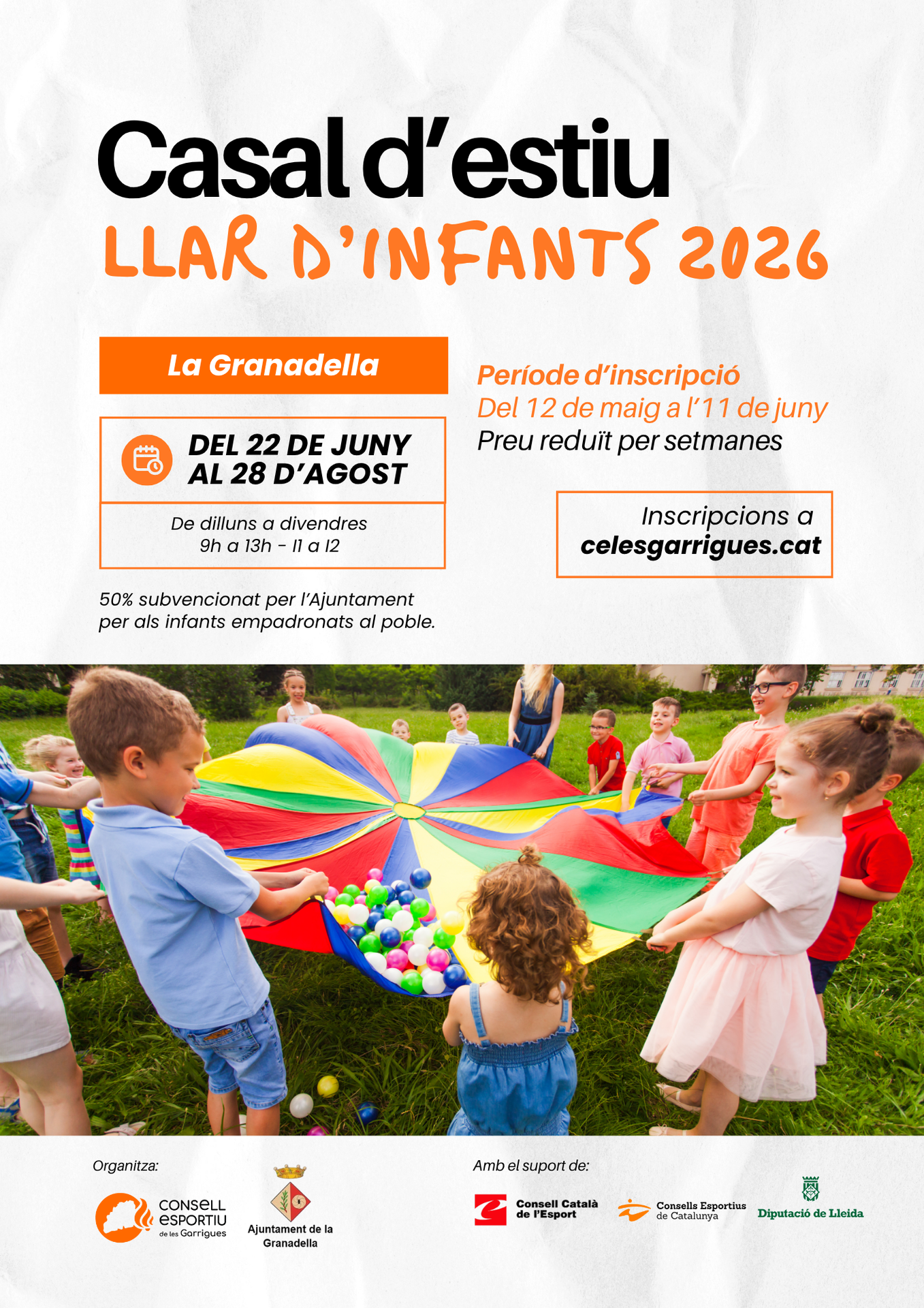Casal d'Estiu 2026 - Llar d'infants - La Granadella