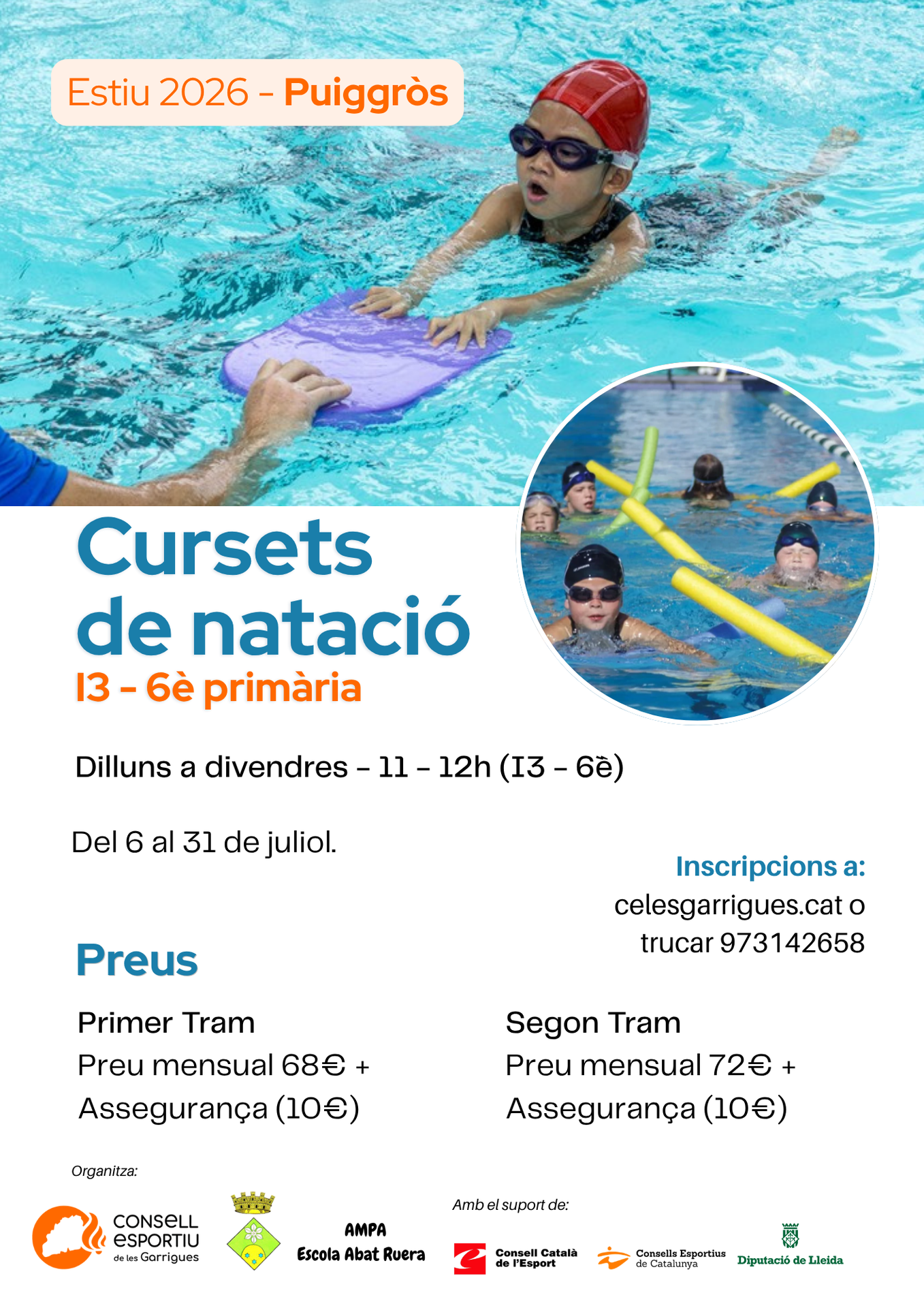 Curset de Natació 2026 -Puiggròs