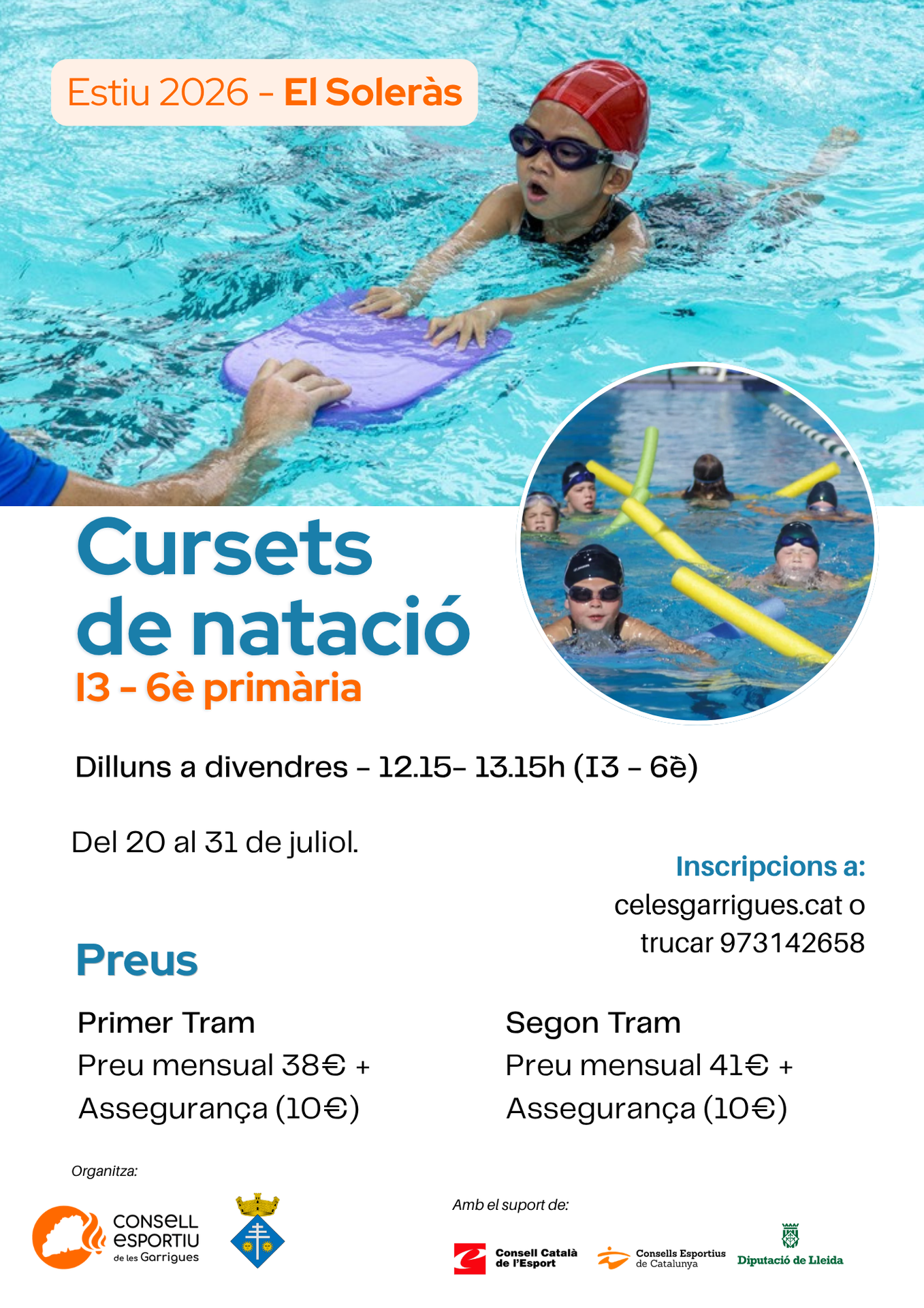 Curset de Natació 2026 -El Soleràs