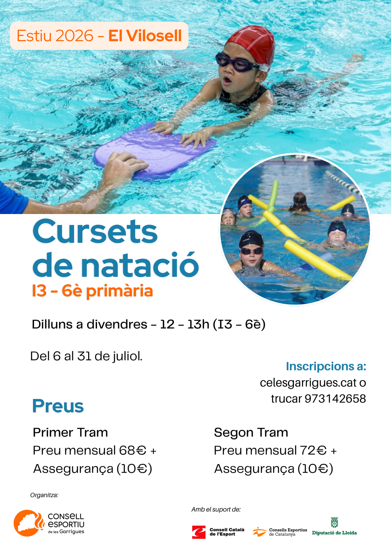 Curset de Natació 2026 -El Vilosell